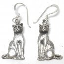 Cats - Silver earrings